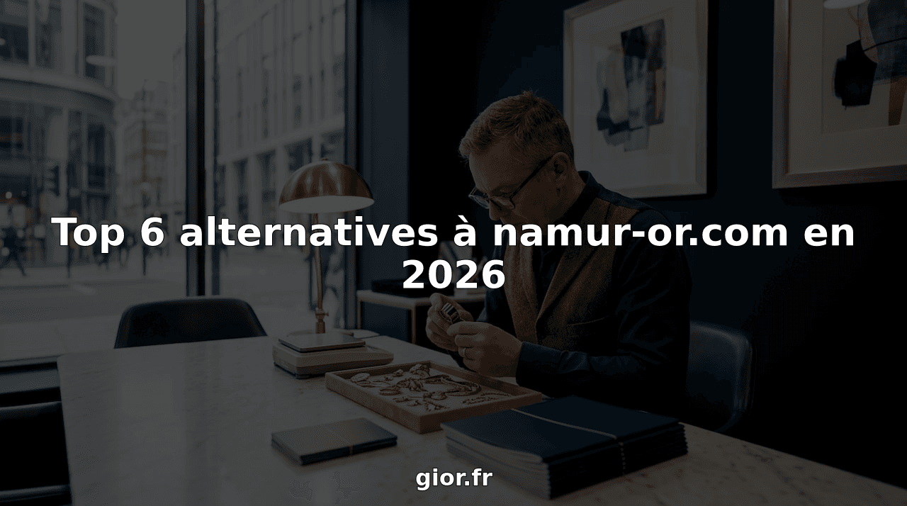Top 6 alternatives à namur-or.com en 2026
